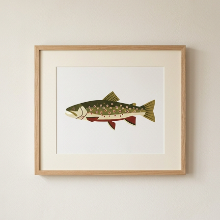 The Brook Trout Print
